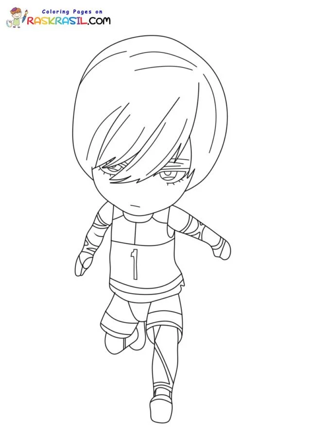 Blue Lock Coloring Pages 10