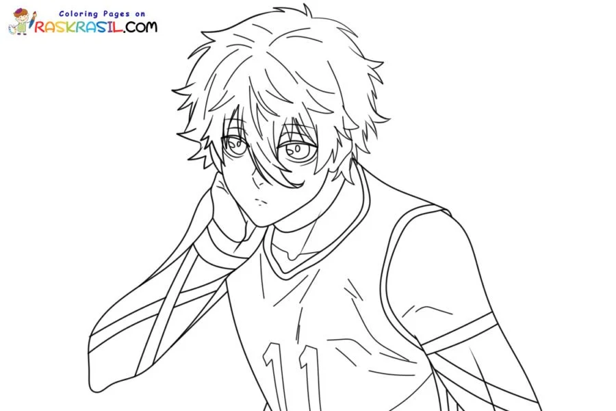 Blue Lock Coloring Pages 14