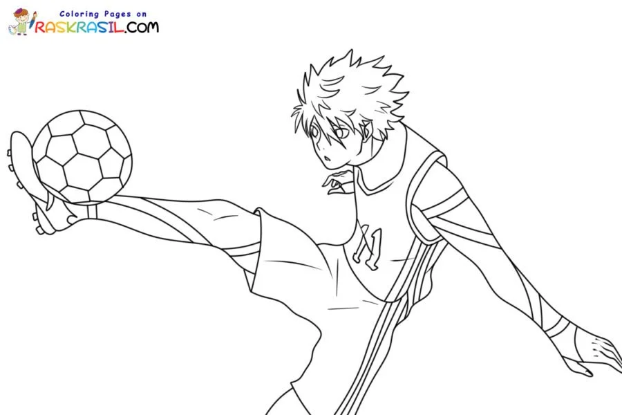 Blue Lock Coloring Pages 15