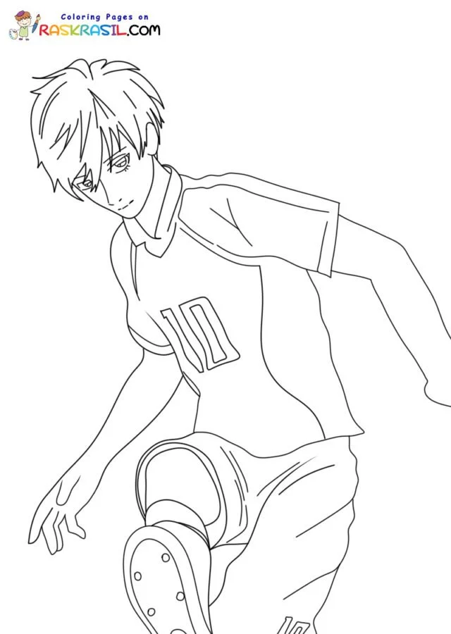 Blue Lock Coloring Pages 16