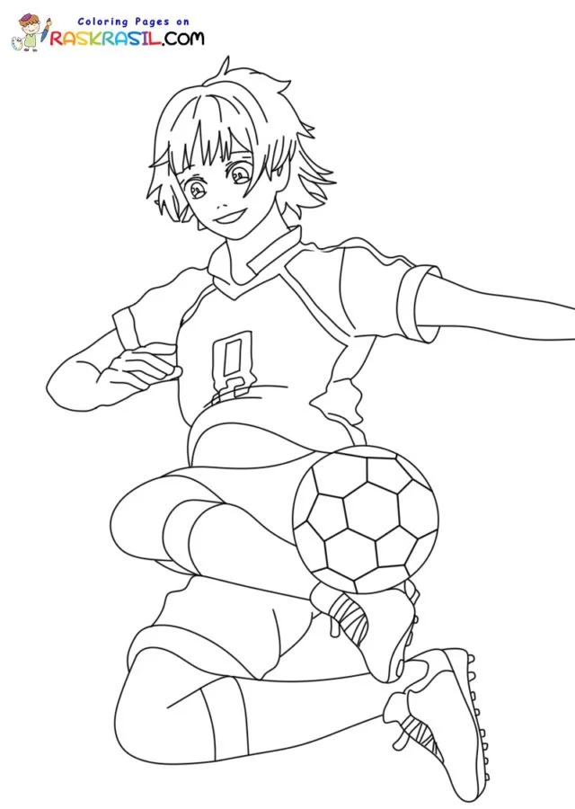 Blue Lock Coloring Pages 18