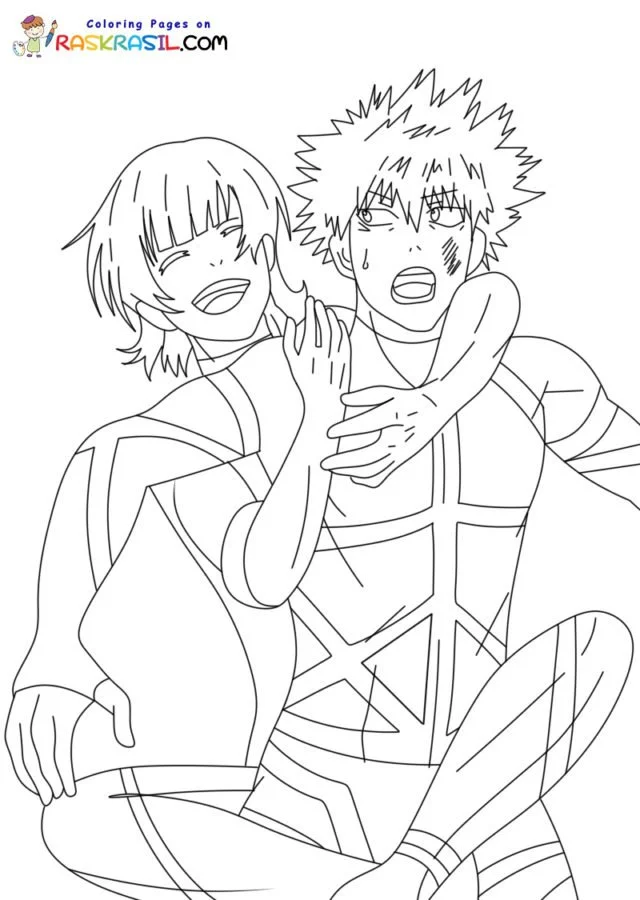 Blue Lock Coloring Pages 8