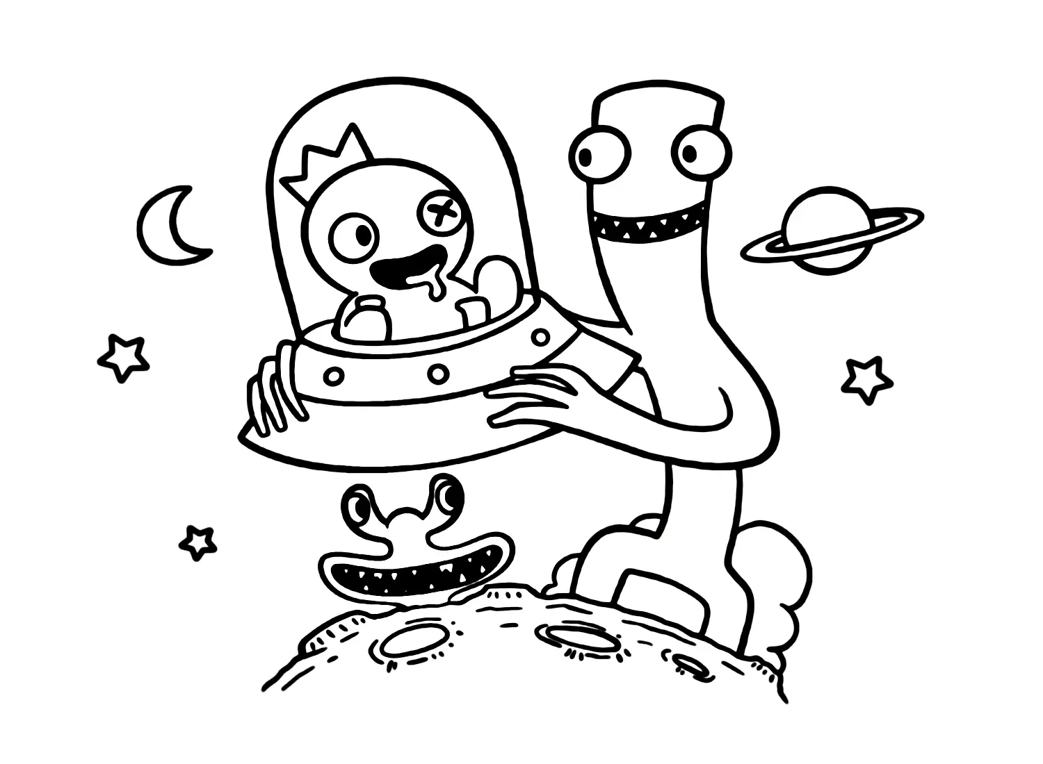 Rainbow Friends Para Colorear 38