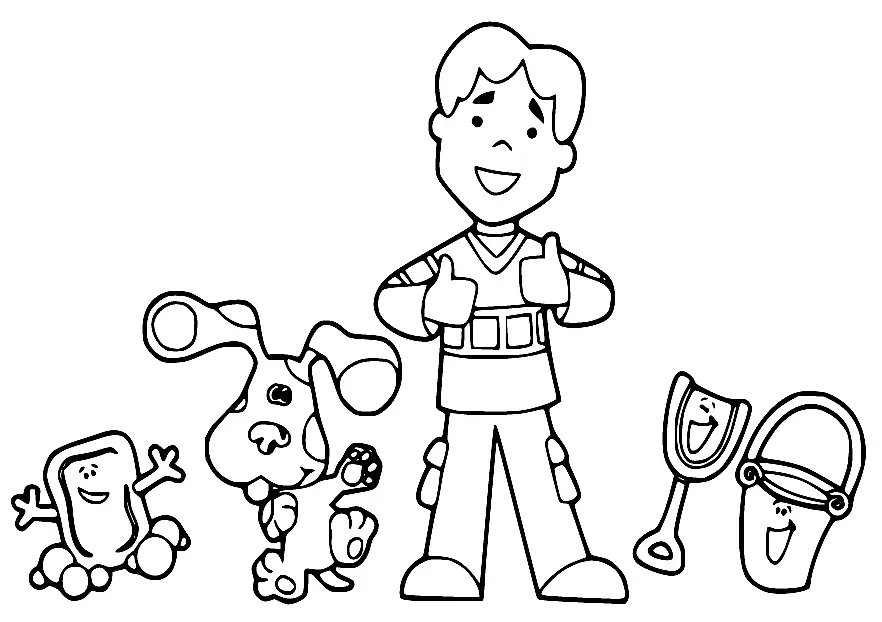 Blue's Clues Ausmalbilder 24