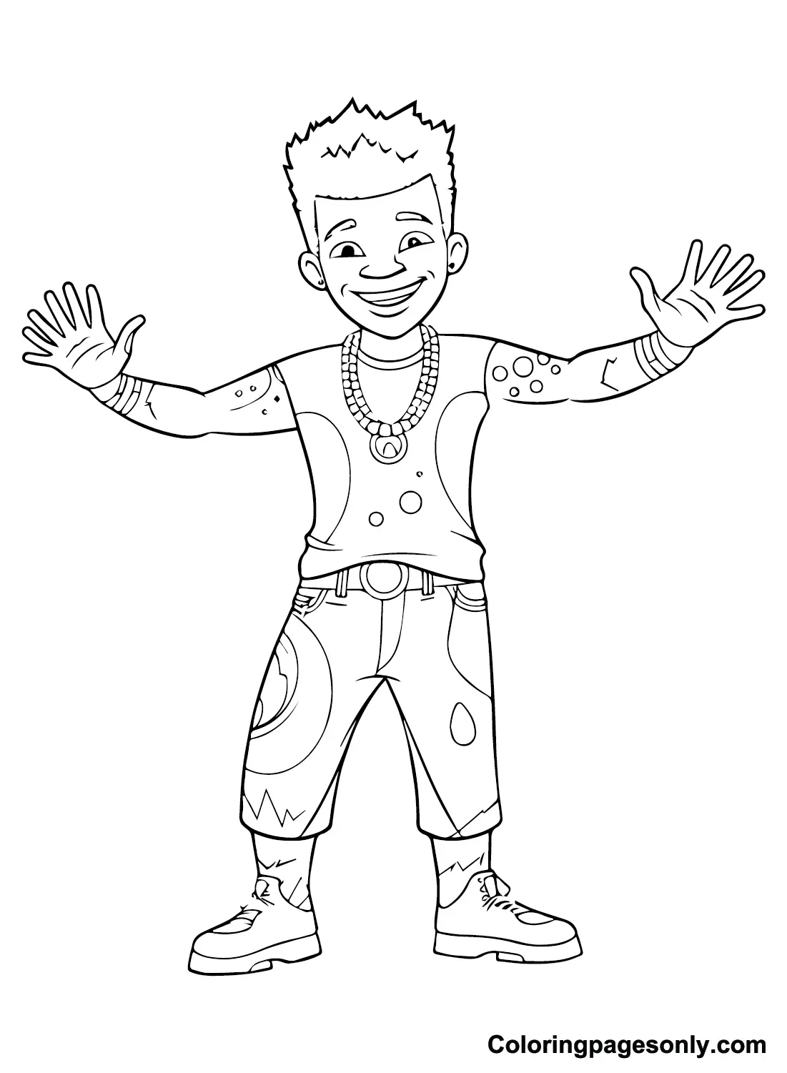Blueface Coloring Pages 14