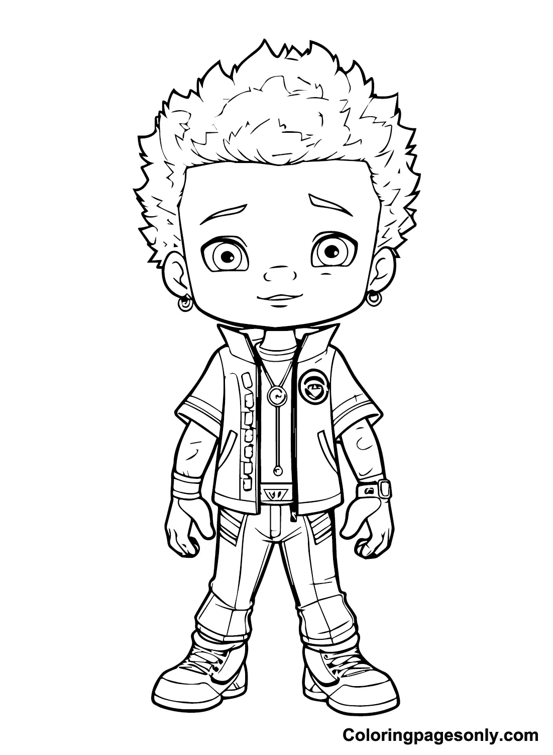 Blueface Coloring Pages 16