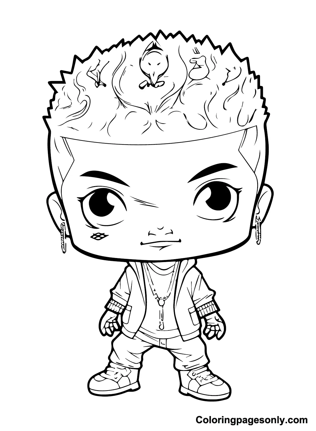 Blueface Coloring Pages 17