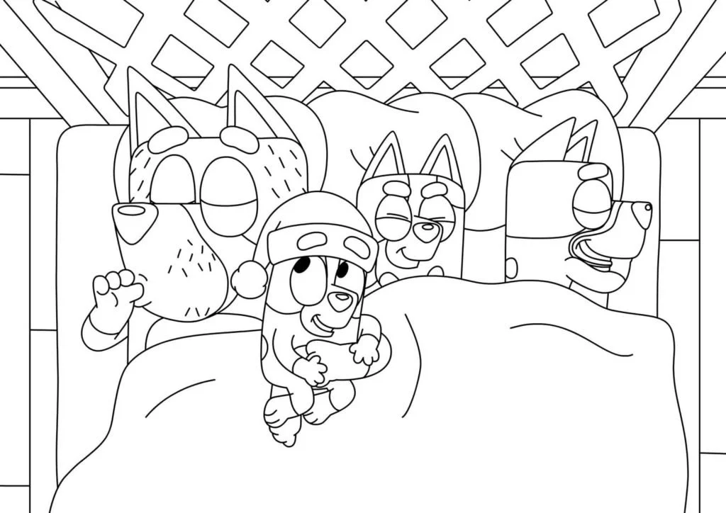 Bluey Para Colorear 11