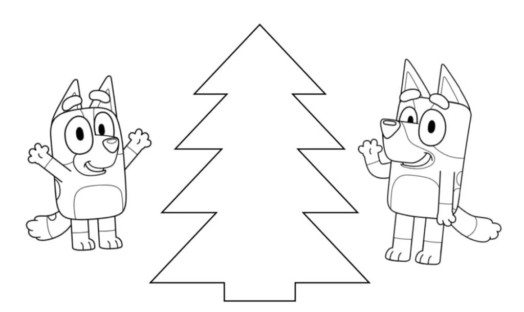 Bluey Para Colorear 12