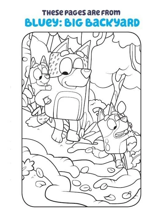 Bluey Para Colorear 27