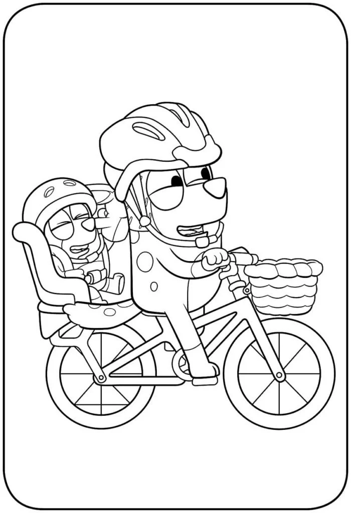 Bluey Para Colorear 40