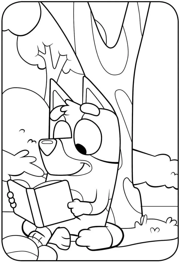 Bluey Para Colorear 53