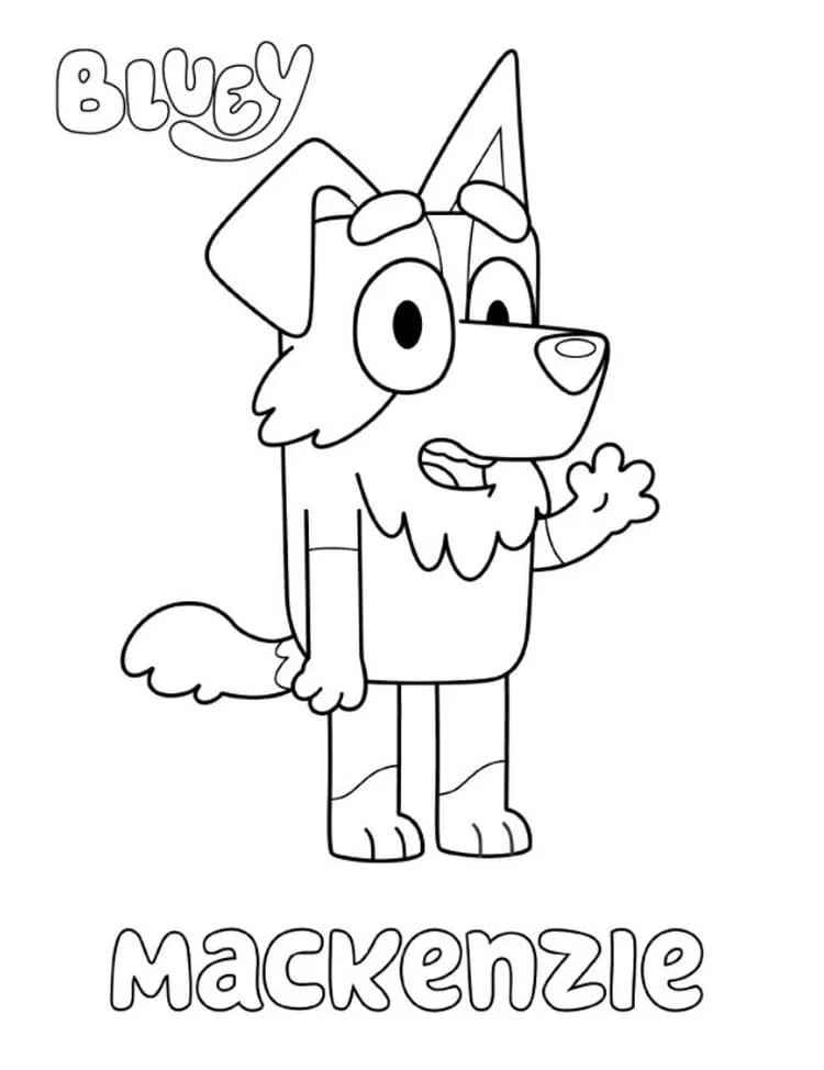 Bluey Para Colorear 54