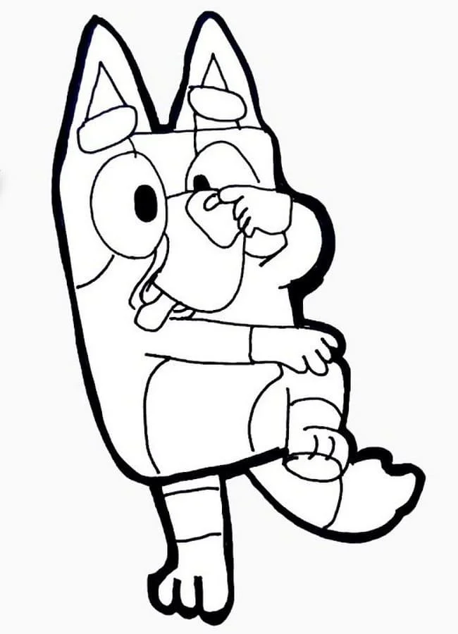 Bluey Para Colorear 58