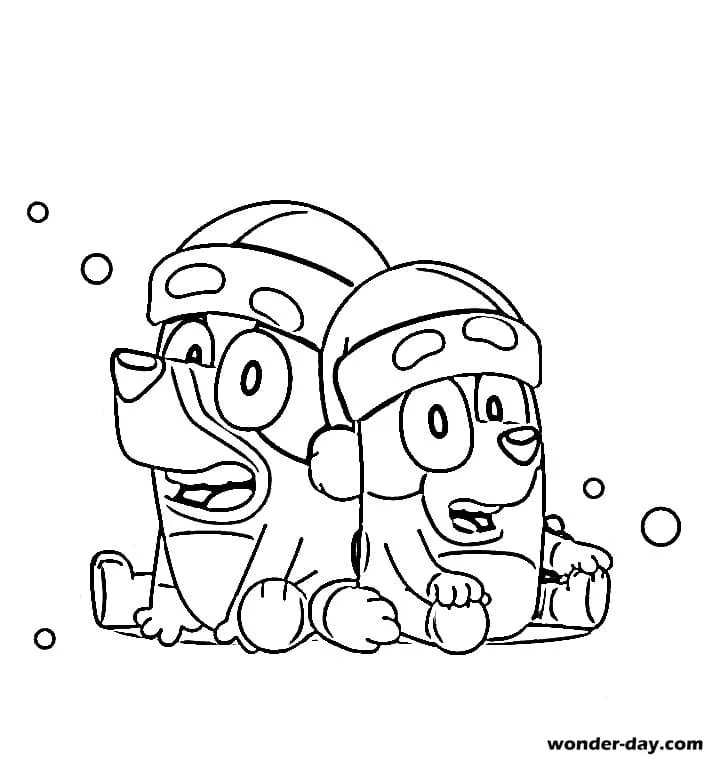 Bluey Para Colorear 7