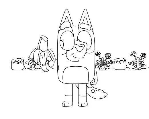 Bluey Para Colorear 71