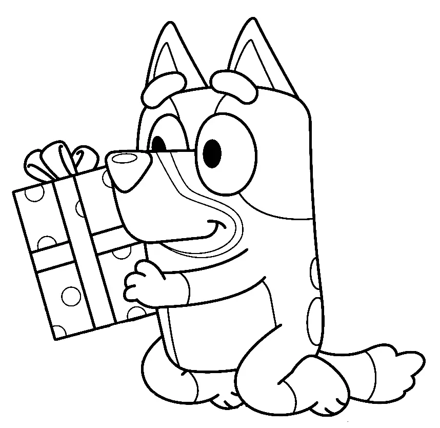 Bluey Para Colorear 85