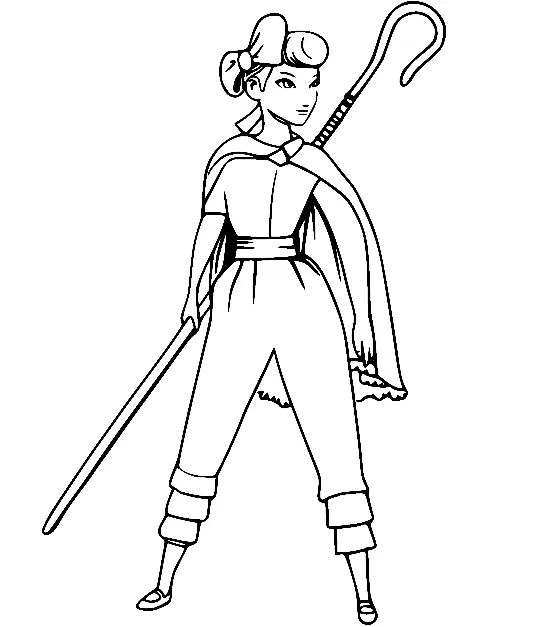 Bo Peep Ausmalbilder 12