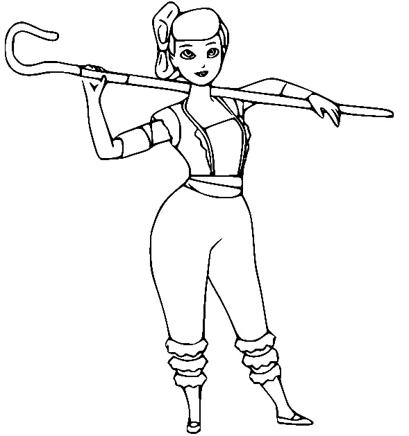 Bo Peep Ausmalbilder 8