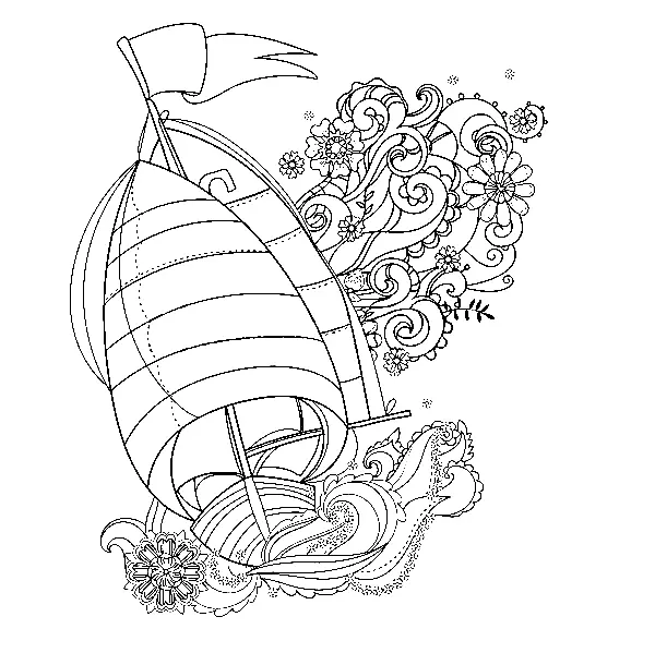 Boat Coloring Pages