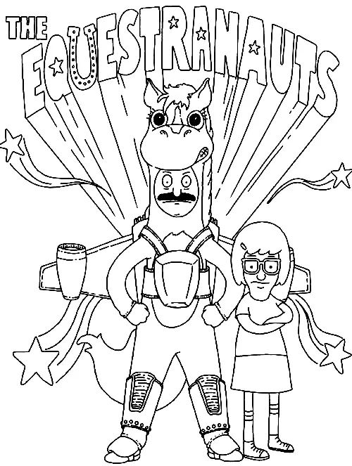 Bob s Burgers Coloring Pages 12