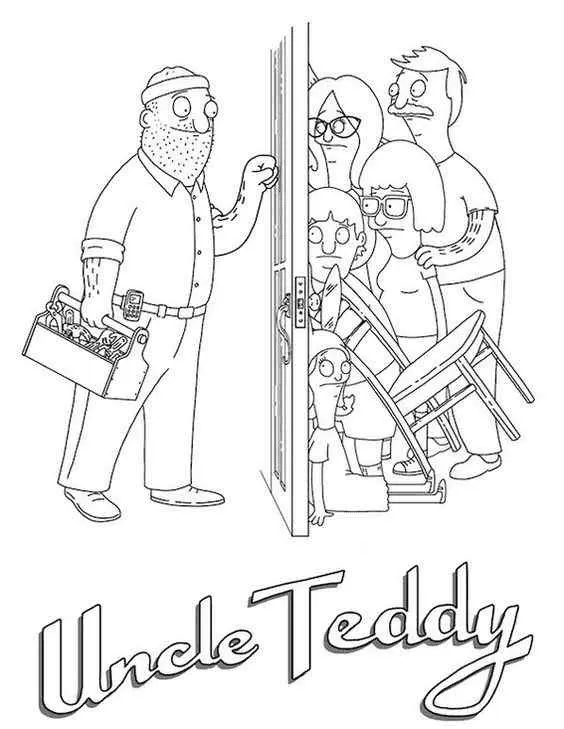 Bob s Burgers Coloring Pages 14
