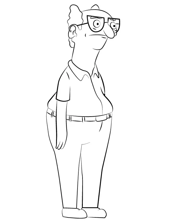 Bob s Burgers Coloring Pages 19
