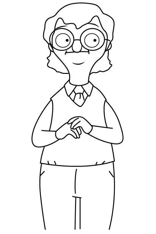 Bob S Burgers Para Colorear