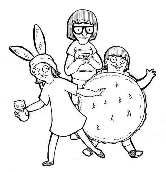 Bob s Burgers Coloring Pages 9
