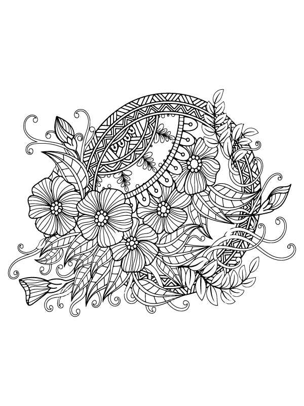 Boho Para Colorear 6