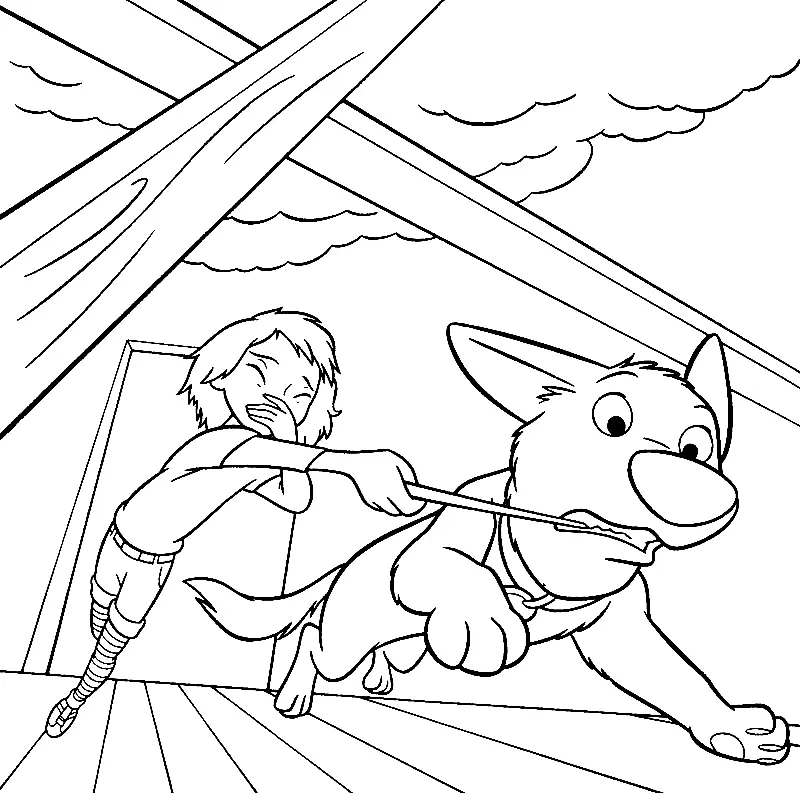 Bolt Para Colorear 18