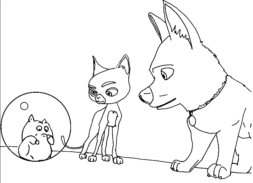 Bolt Para Colorear 3