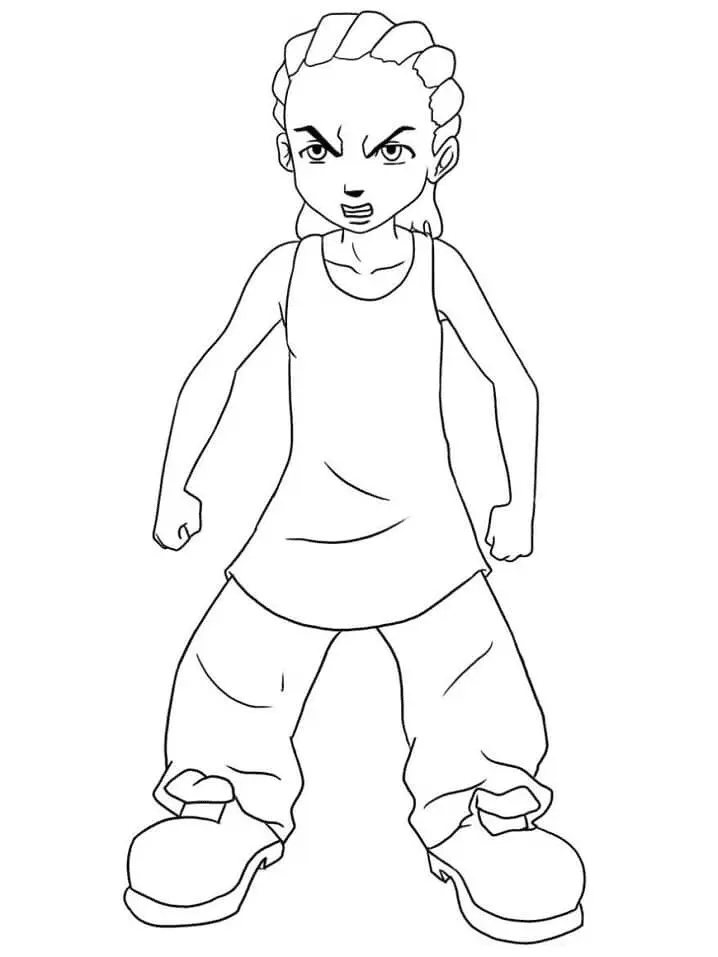 Boondocks Ausmalbilder 19