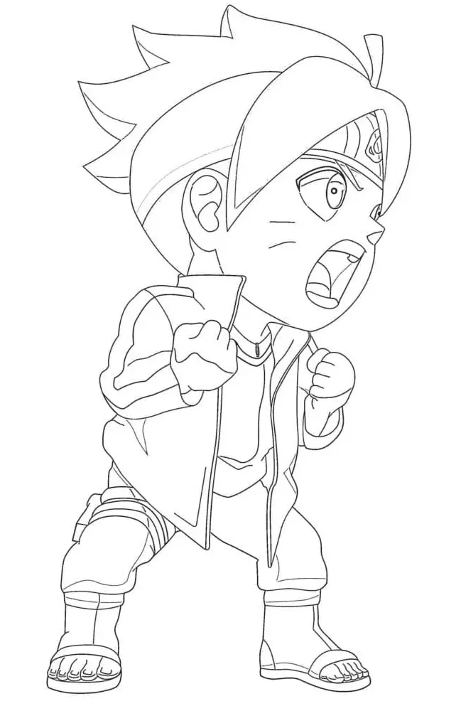 Boruto Coloring Pages 15