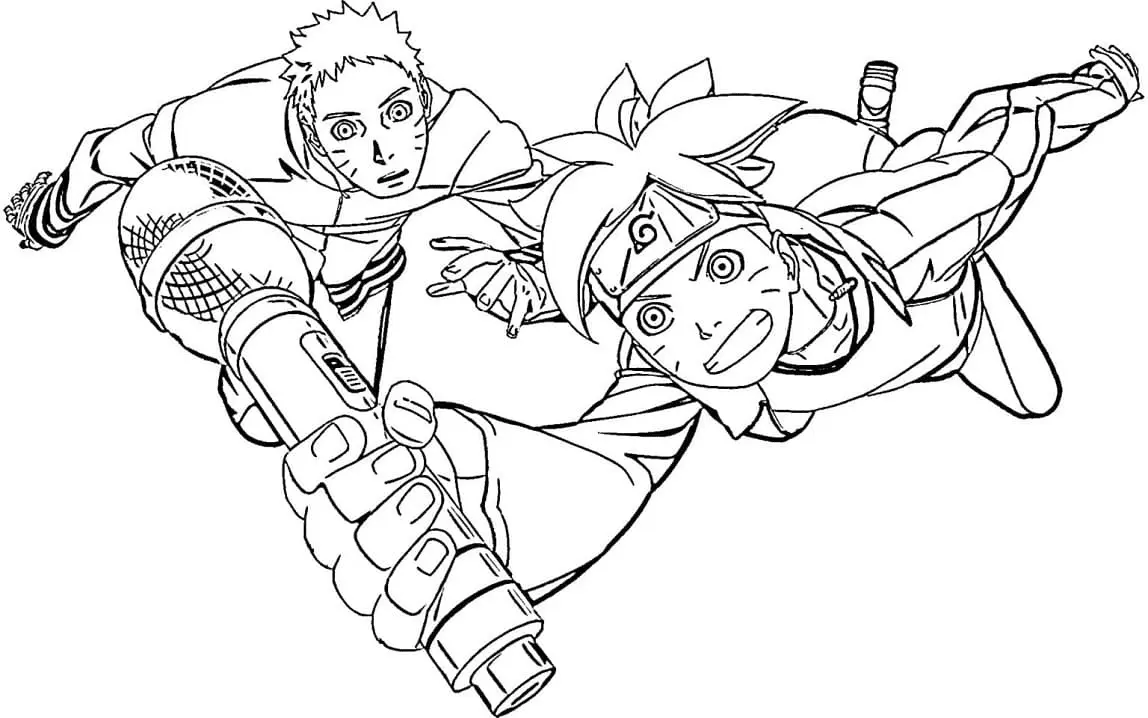 Boruto Coloring Pages 2