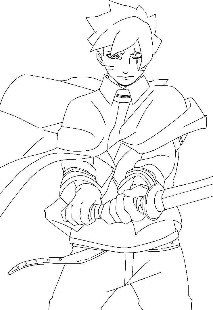 Boruto Coloring Pages 22
