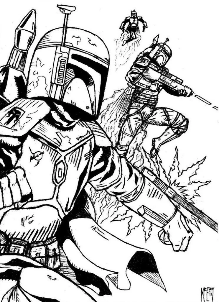 Bounty Hunter Coloring Pages 18