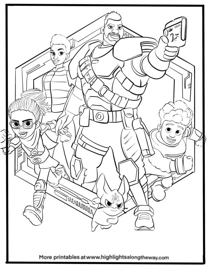 Bounty Hunter Coloring Pages 2