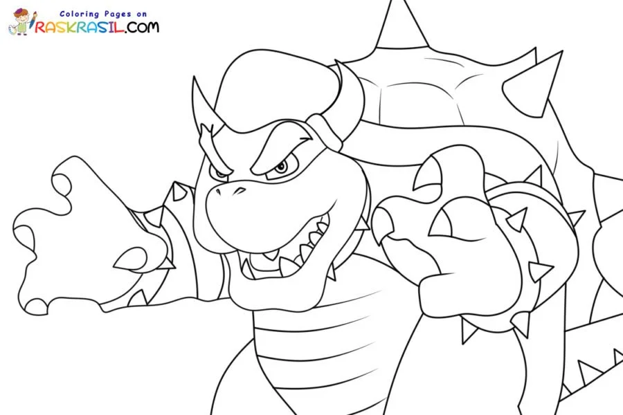 Bowser Para Colorear 29