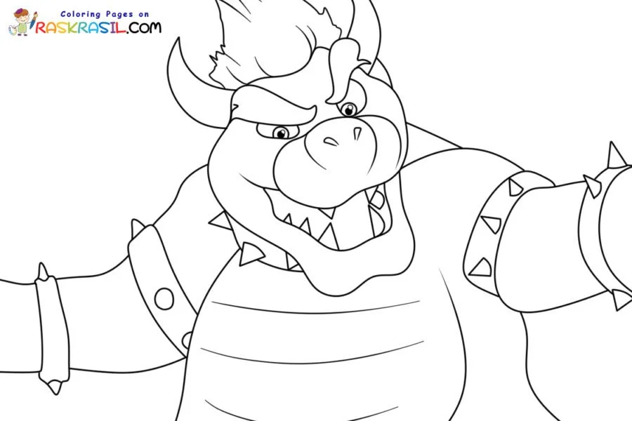 Bowser Para Colorear 30