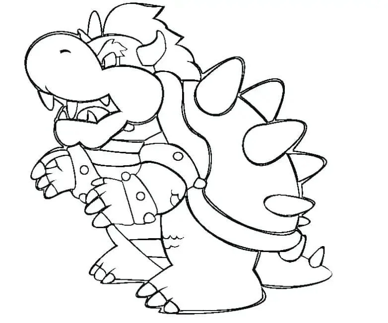 Bowser Para Colorear 36