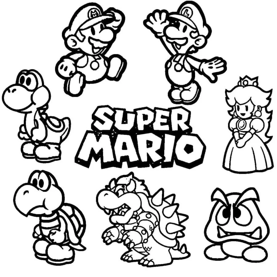 Bowser Para Colorear 39