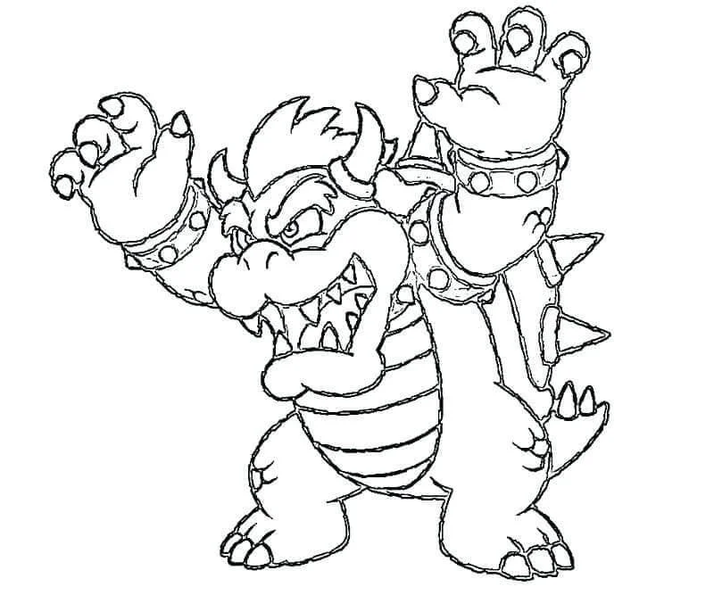 Bowser Para Colorear 44