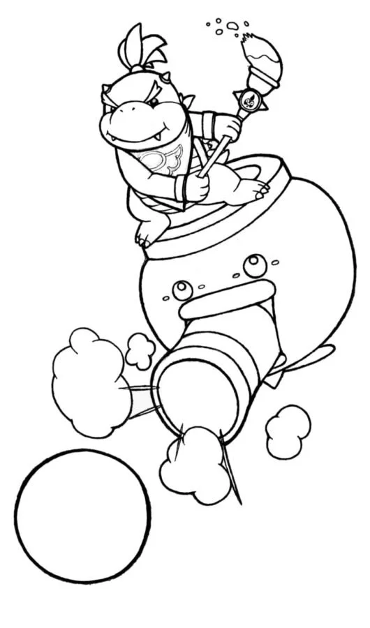 Bowser Para Colorear 49