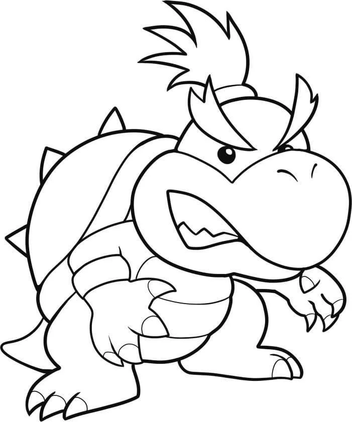 Bowser Para Colorear 50