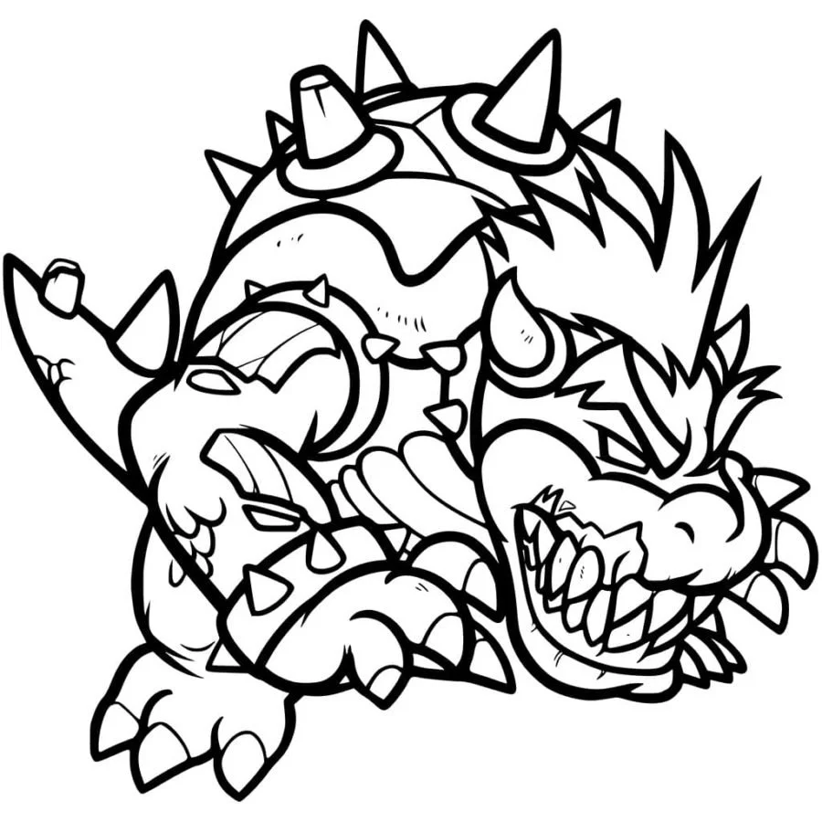Bowser Para Colorear 55
