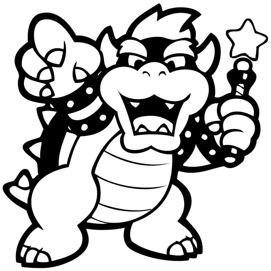 Bowser Para Colorear 56