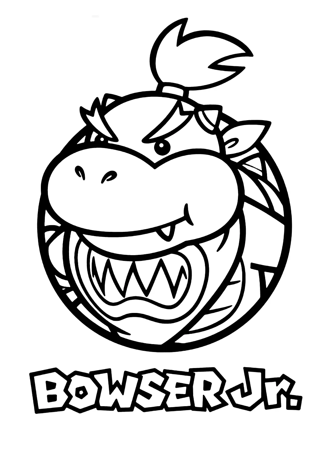 Bowser Jr Para Colorear 11