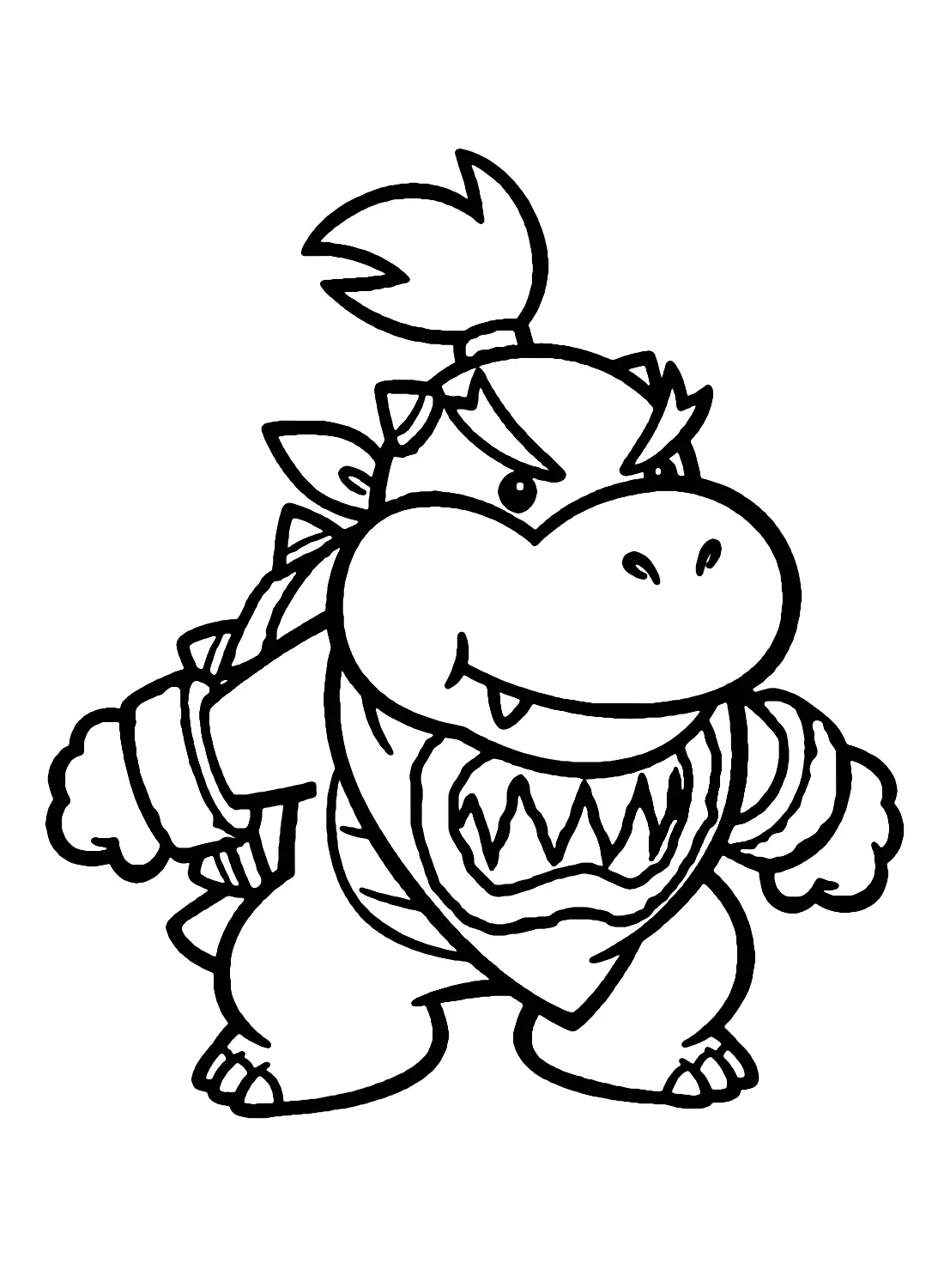 Bowser Jr Para Colorear 12