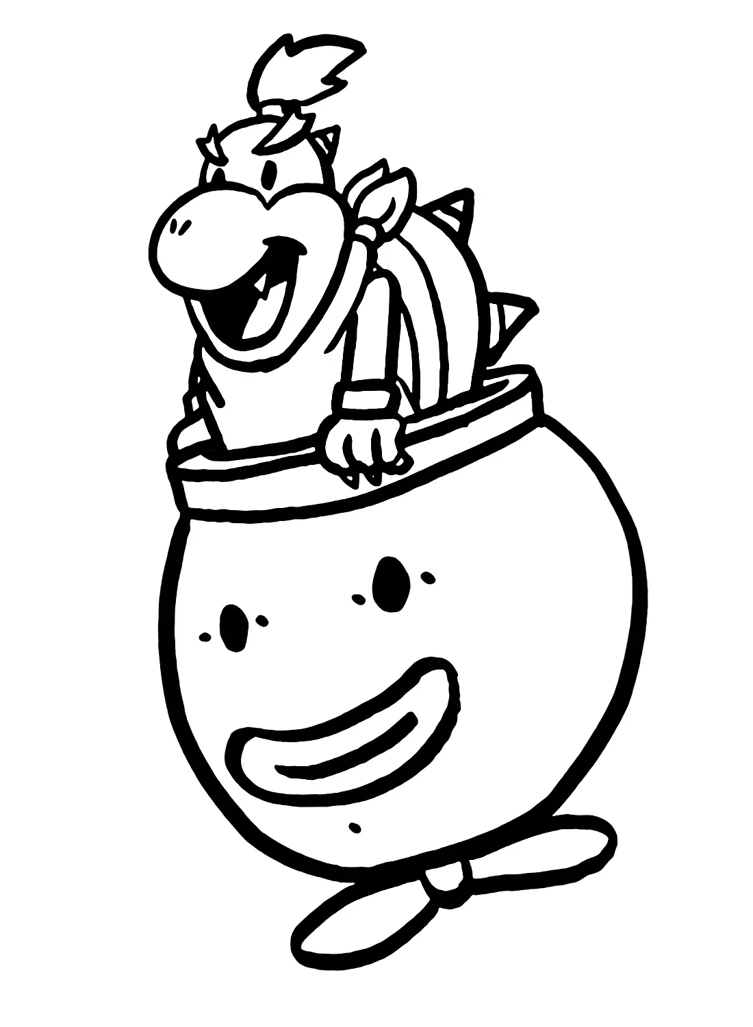 Bowser Jr Para Colorear 15